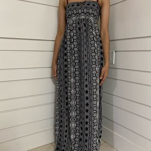 a beautiful backless maxi dress